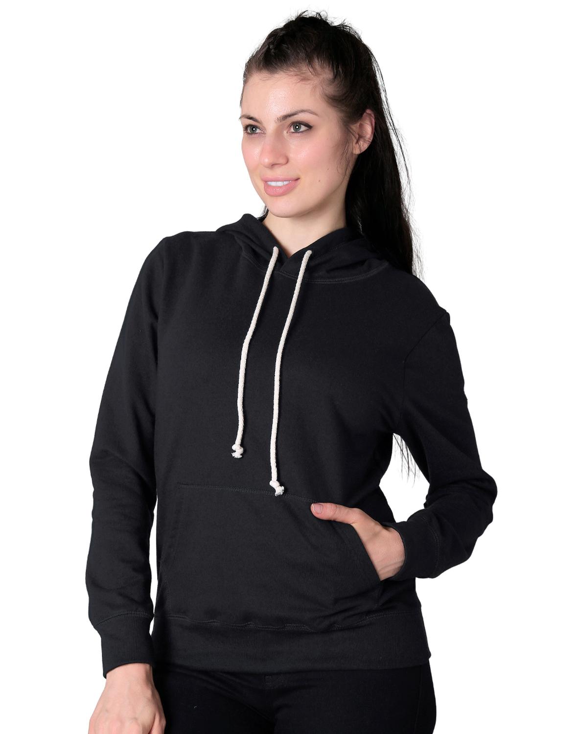 Sudadera Mujer Básico Con Capucha Negro Optima 56504041 – SALVAJE