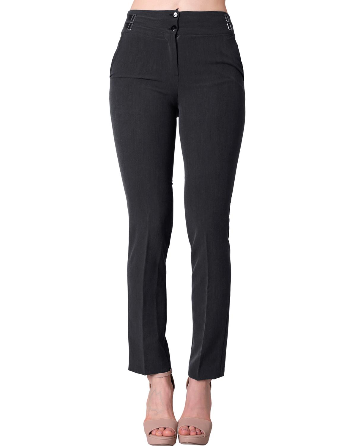 Pantalón Mujer Vestir Recto Gris Barbary 65703003 – SALVAJE TENTACIÓN