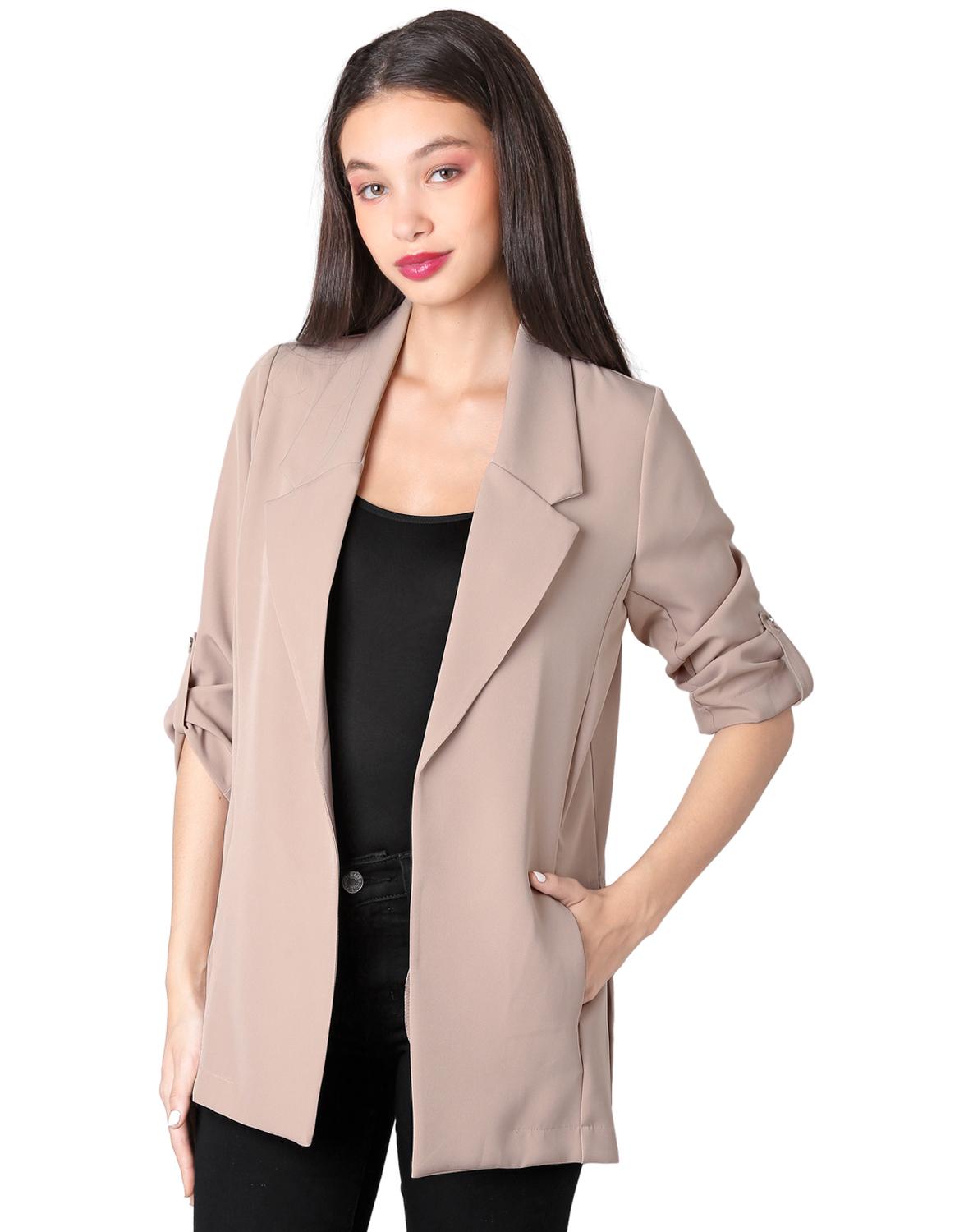 Saco Mujer Formal Blazer Beige Stfashion 79304635 – SALVAJE TENTACIÓN