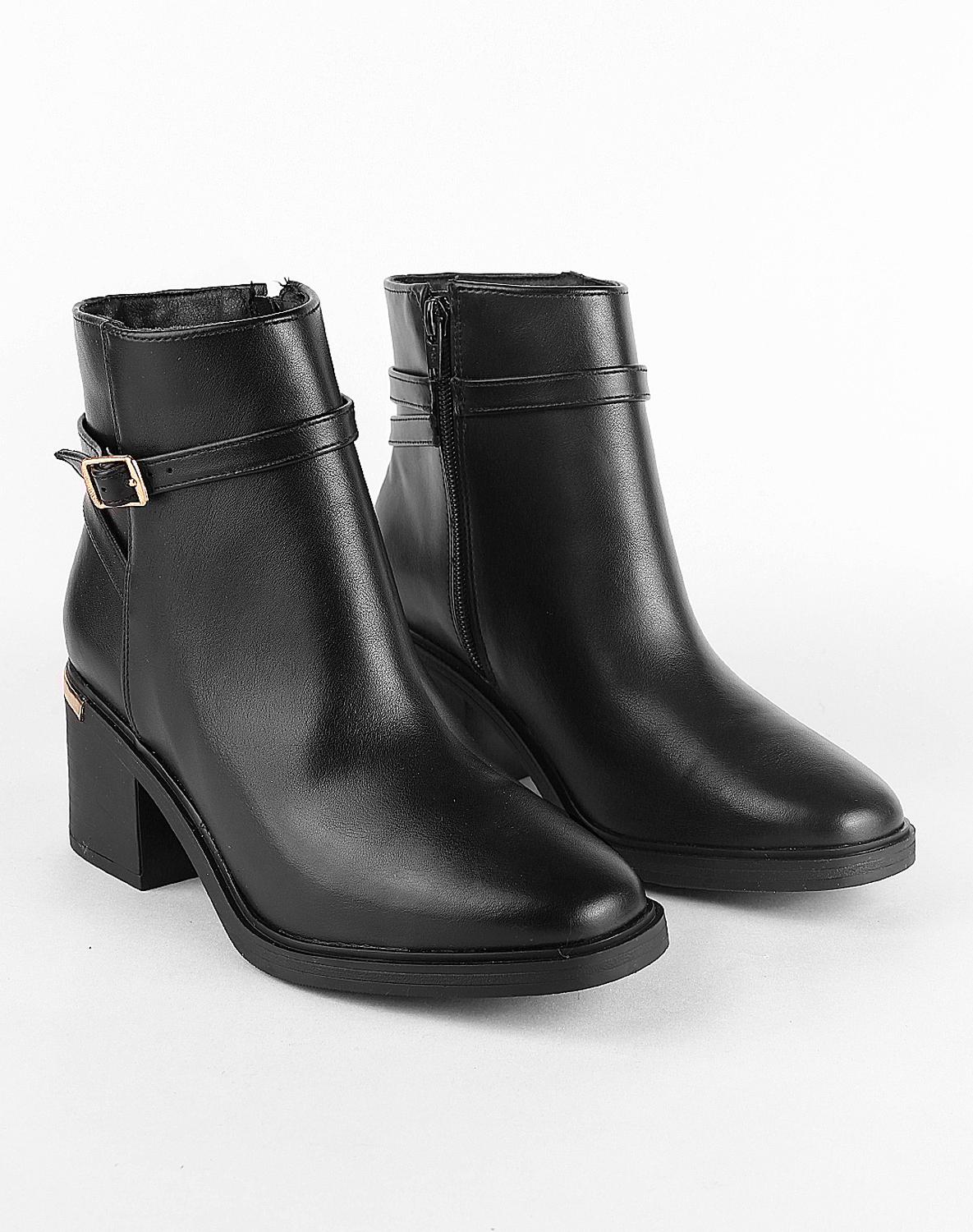 Botin Mujer Casual Tacon Negro Lady Paulina 02704303 – SALVAJE