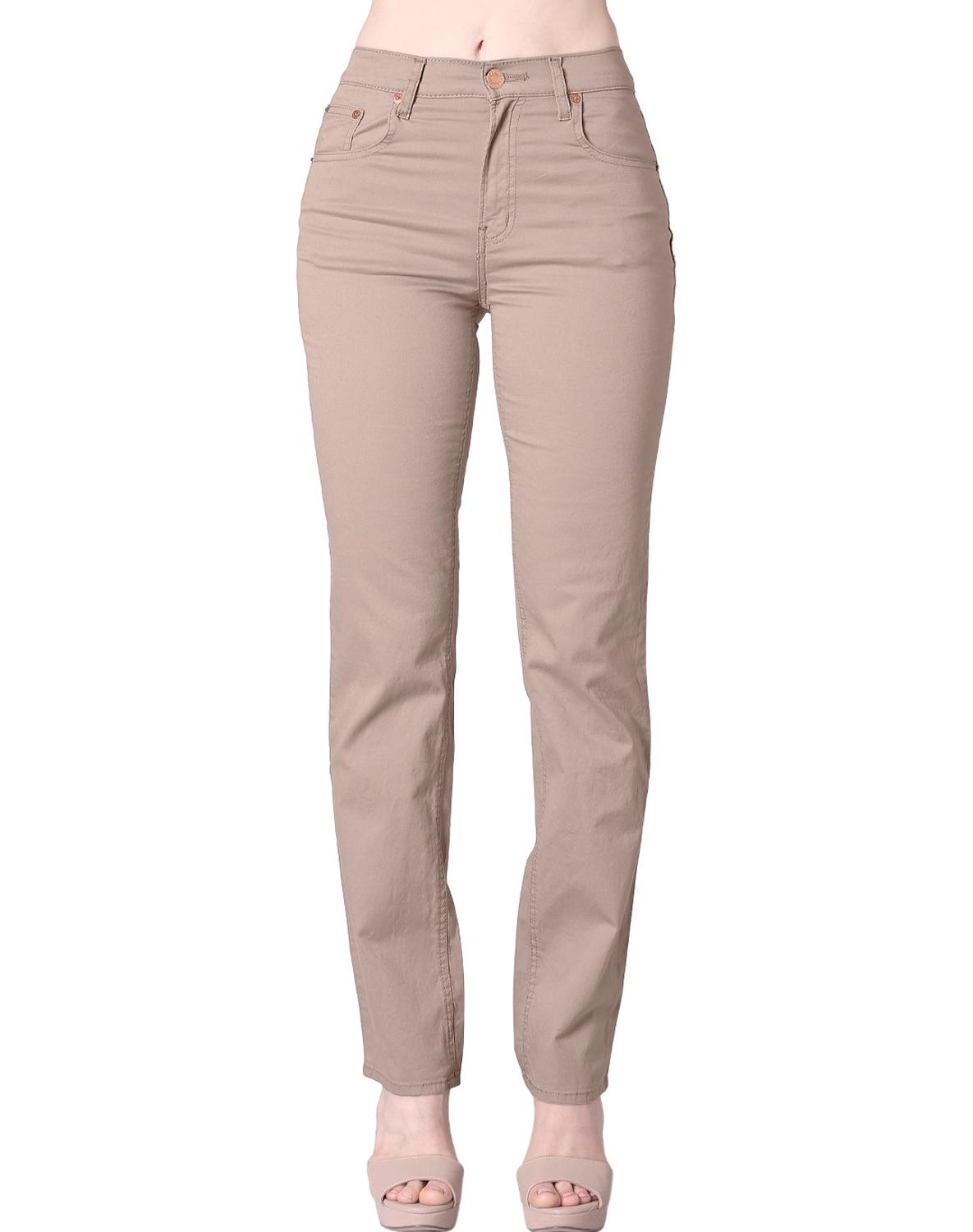 Pantalón Mujer Casual Atraction Recto Beige Oggi 59102049
