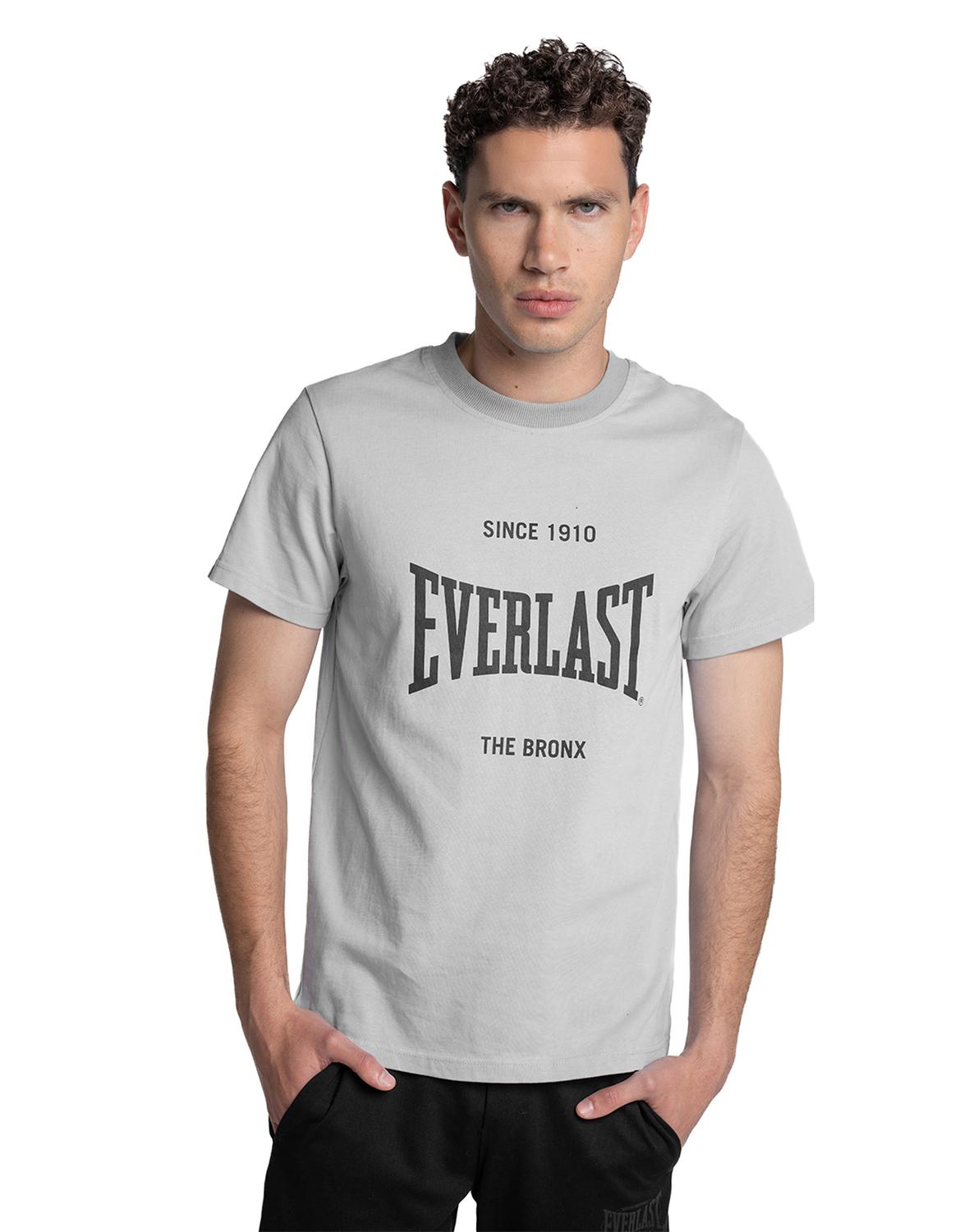 Playera Hombre Deportivo Camiseta Gris Everlast 50305409 – SALVAJE