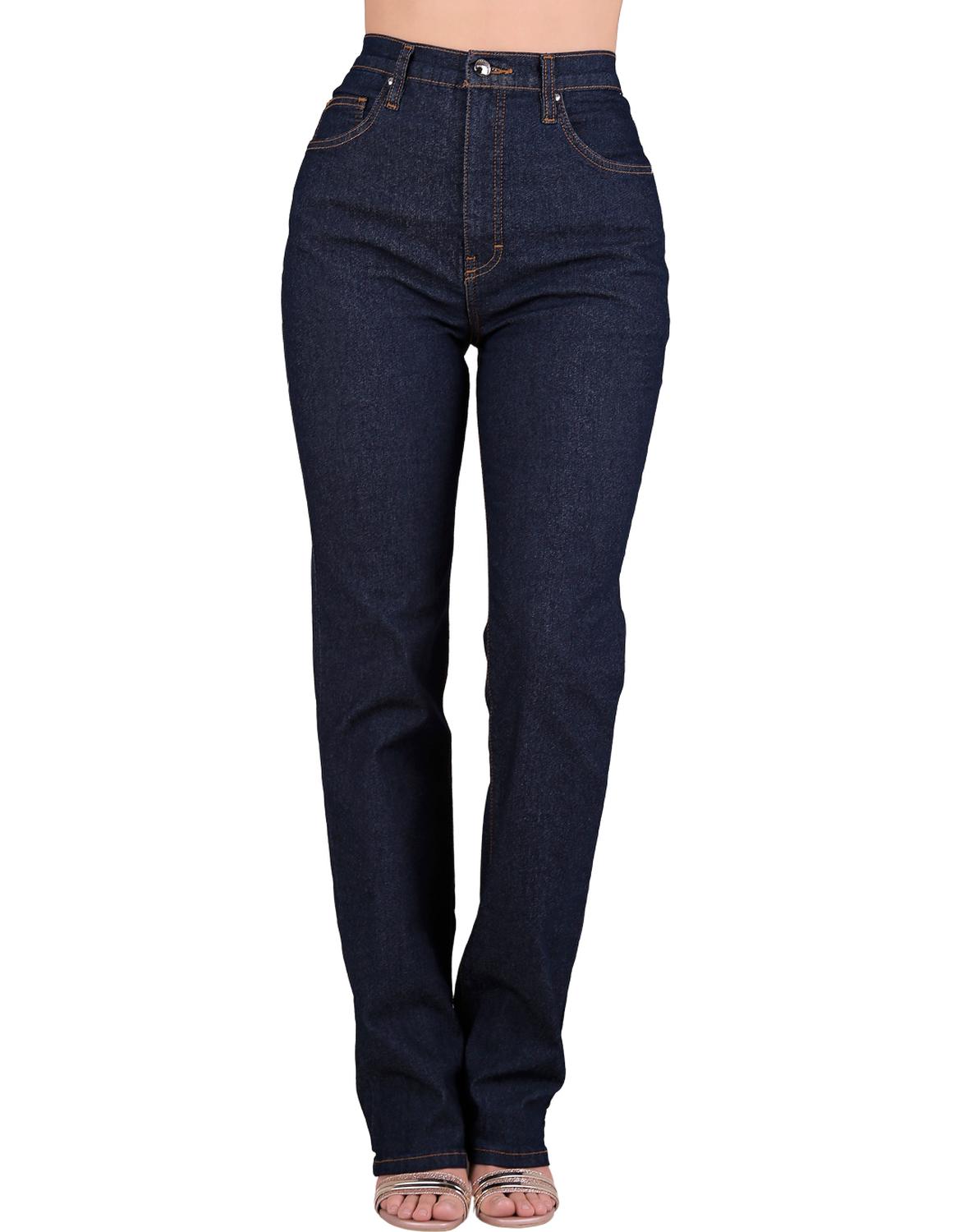 Jeans Mujer Básico Recto Azul Furor 62104175 – SALVAJE TENTACIÓN