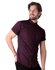 Camisa Hombre Casual Slim Vino Stfashion 50505032