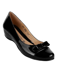 Zapato Mujer Mocasín Vestir Cuña Negro Stfashion 20203901