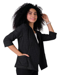 Saco Mujer Casual Blazer Negro Stfashion 57405403