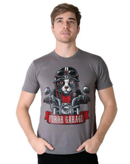 Playera Hombre Moda Camiseta Gris Furor 62107029