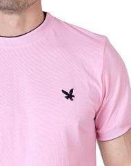 Playera Hombre Básico Camiseta Rosa Stfashion 61704614