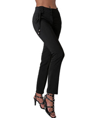 Pantalón Mujer Vestir Recto Negro Stfashion 79304057