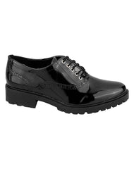 Zapato Mujer Oxford Vestir Tacón Negro Stfashion 12103801