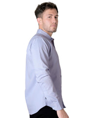 Camisa Hombre Casual Slim Azul Stfashion 50504615