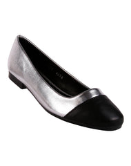 Flat Mujer Plata Stfashion 09004201