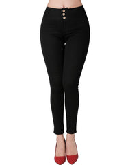 Jeans Mujer Moda Skinny Negro Fergino 52904621