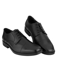 Zapato Hombre Oxford Vestir Negro Piel Flexi 02503946