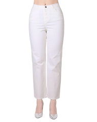 Pantalón Mujer Casual Recto Blanco Stfashion 53705000