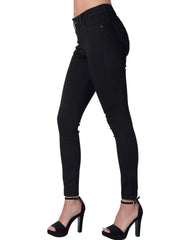 Jeans Mujer Moda Skinny Negro Fergino 52904616