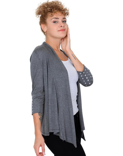 Saco Mujer Casual Cardigan Gris Michelle J. 50003311