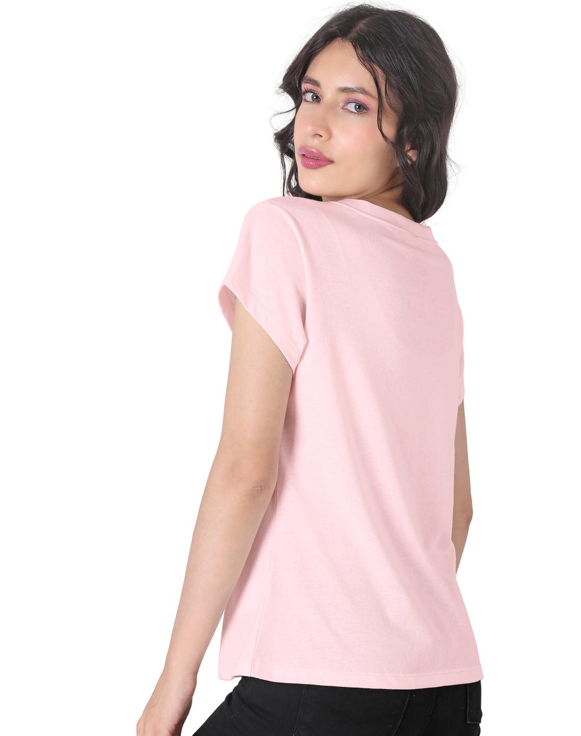 Playera Moda Camiseta Mujer Rosa Warner Bros 58204803