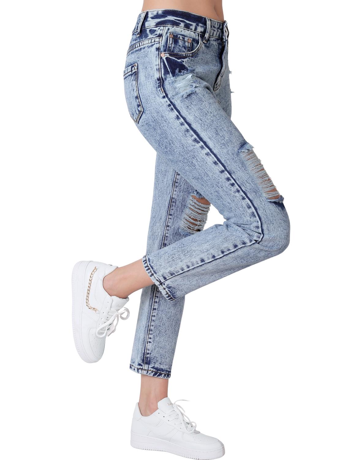 Jeans Moda Jogger Mujer Azul Capricho 76804800