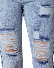 Jeans Mujer Moda Jogger Azul Capricho 76804800