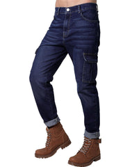 Jeans Hombre Moda Slim Azul Stfashion 63105020
