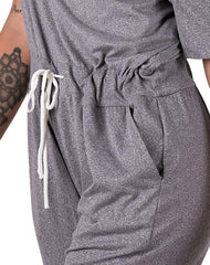 Jumpsuit Mujer Casual Gris Stfashion 79304010