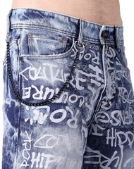 Jeans Hombre Moda Regular Azul Hippie & Rock 71805204