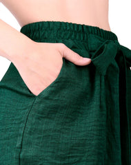 Short Mujer Casual Recto Verde Stfashion 69705422