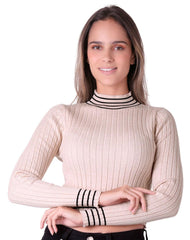 Sweater Mujer Beige Uk 56705246