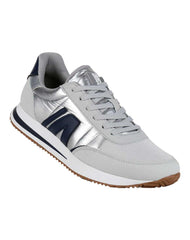 Tenis Hombre Casual Plata Clasben 06903926