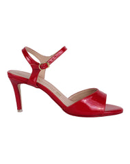 Sandalia Mujer Formal Tacon Rojo Stfashion 04204218