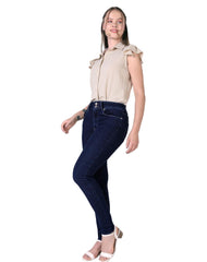 Jeans Mujer Basico Skinny Azul Oggi 59105220