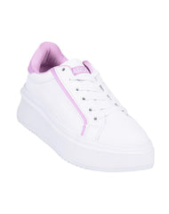 Tenis Mujer Casual Plataforma Blanco Hardbrast 11004103