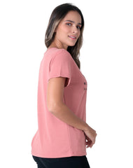 Playera Mujer Moda Camiseta Rosa Stfashion 68705031