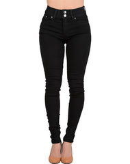 Jeans Mujer Básico Skinny Negro Oggi 59104036
