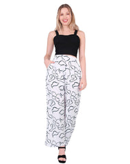 Pantalón Mujer Moda Recto Blanco Stfashion 69705209