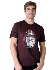 Playera Hombre Moda Camiseta Vino Furor 62107026