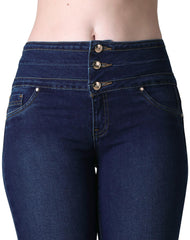 Jeans Mujer Moda Skinny Azul Furor 62106616