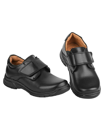 Zapato Escolar Niño Negro Tacto Piel Stfashion 16803703