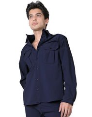 Camisa Hombre Casual Slim Azul Furor 62107046