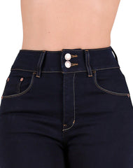 Jeans Mujer Básico Skinny Azul Oggi 59104029