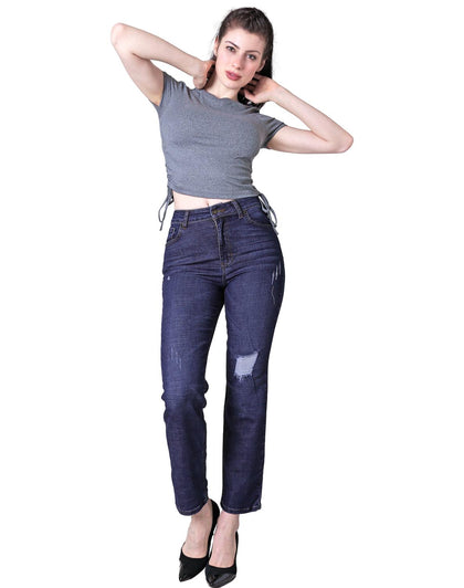 Jeans Básico Mujer Oggi Azul 59104034 Mezclilla Stretch Atraction