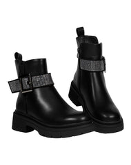 Botin Mujer Casual Tacon Negro Perugia 06104104