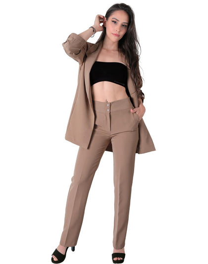 Pantalón Vestir Mujer Gris Stfashion 65704201 – SALVAJE TENTACIÓN