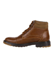 Botin Hombre Casual Café Capa De Ozono 06004227