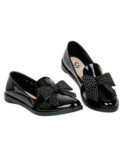 Zapato Casual Mujer Salvaje Tentación Negro 09003101 Tipo Charol