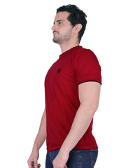 Playera Hombre Basico Camiseta Rojo Stfashion 61705400