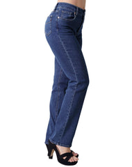 Jeans Mujer Basico Regular Azul Oggi Atraction 59105001