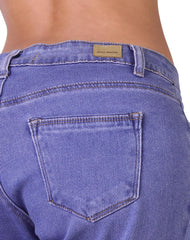 Jeans Mujer Moda Recto Azul American Fly 51405421