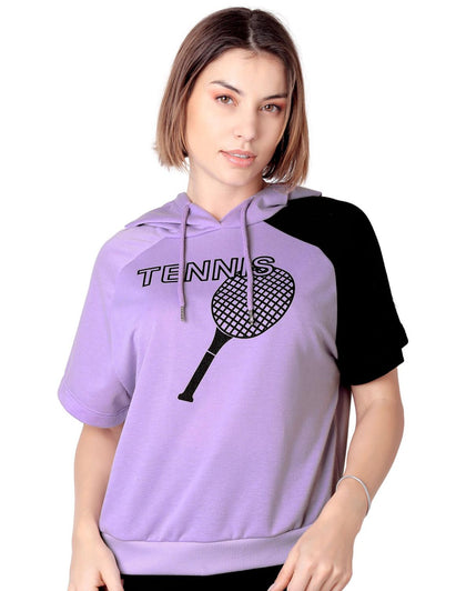 Playera Mujer Moda Camiseta Lila Stfashion 72605074